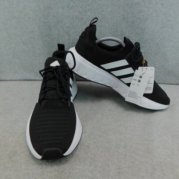 adidas Men's Swift Run 23 Black and White Sneakers Size 10.5 - New - Picture 4 of 9